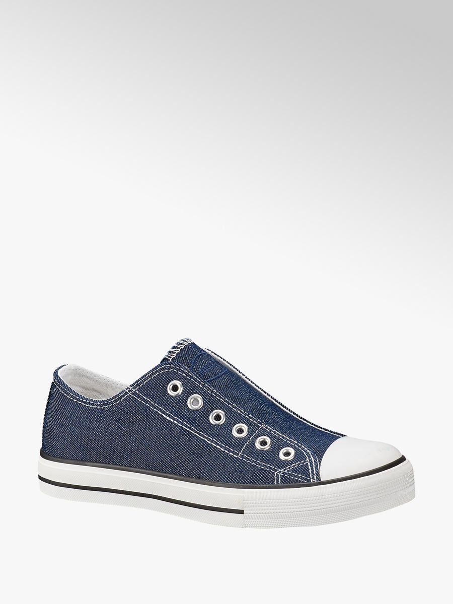 Damen Sneaker in navyblau von Graceland günstig im Online Slip Herren Damen Sneaker Schuhe Größe 43 ohne Schnürsenkel